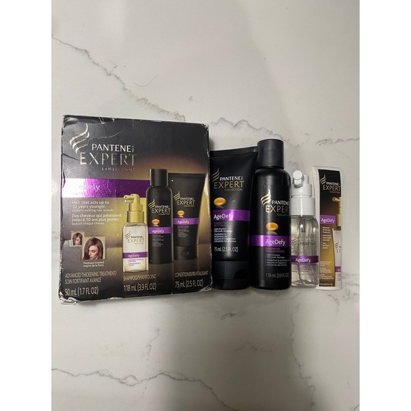 Pantene Pro-v Expert Collection Age Defy Shampoo Conditioner Starter Kit 3 PC - Picture 8 of 9